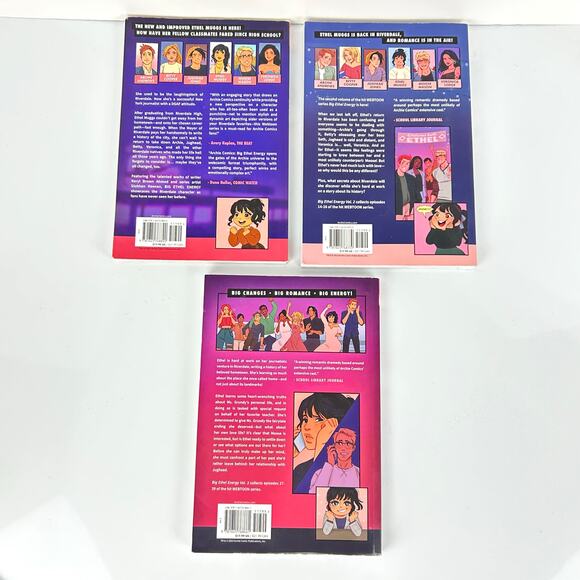 Lot of 3 Archie Comics BIG ETHEL ENERGY Graphic Novel Vol 1  2  3 Ahmed Keenan - Picture 2 of 14